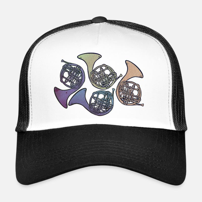 Pastel Gradient French Horns Trucker Cap