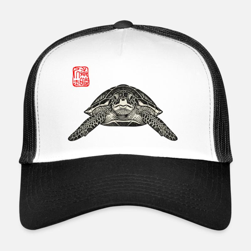 Turtle Asian Trucker Cap