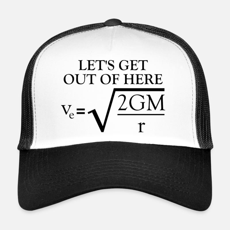 Physics Joke: Escape Velocity – Funny Know Trucker Cap
