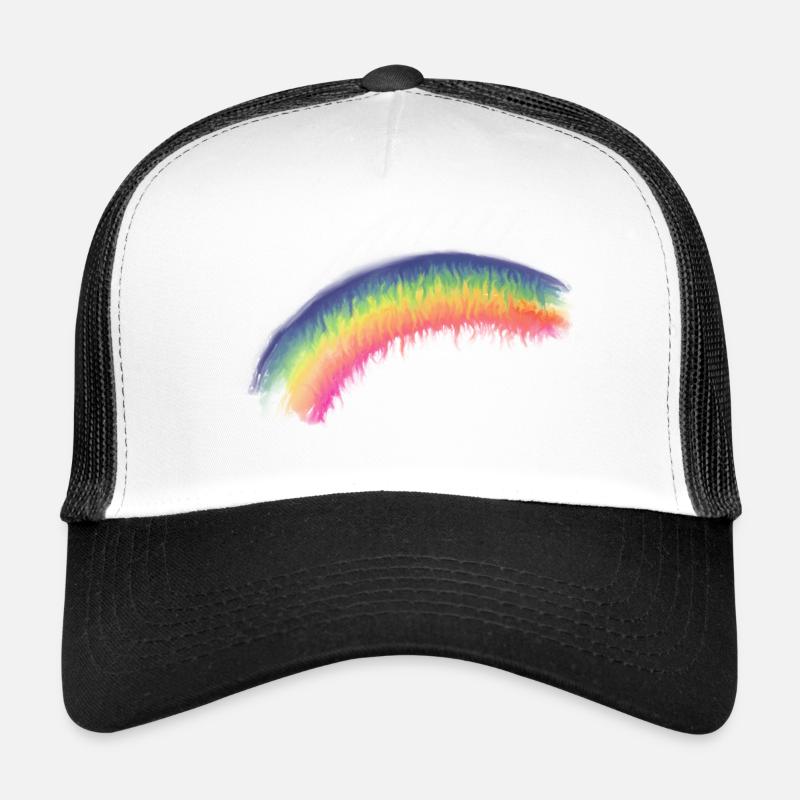 Regenbogen Pinselbogen Trucker Cap