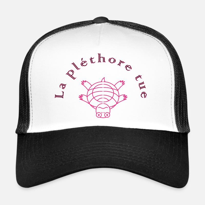 La Pléthore Tue Rose Casquette trucker 