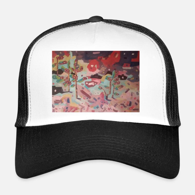 Abstrakter Garten der Farben Trucker Cap