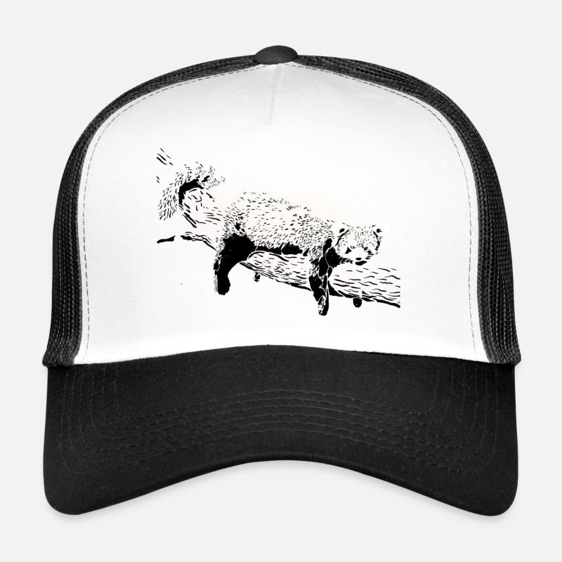 Lazy Red Panda Casquette trucker 