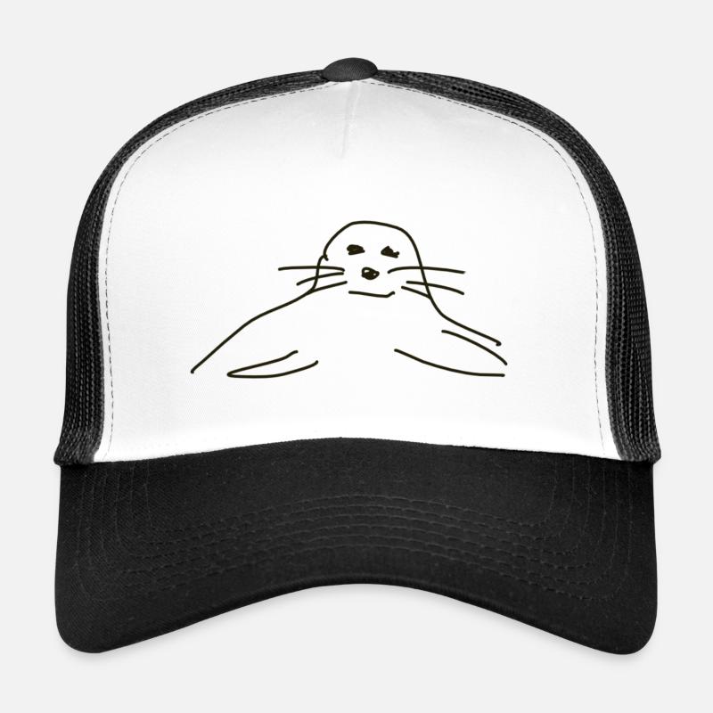seal seals seal seals animals Trucker Cap