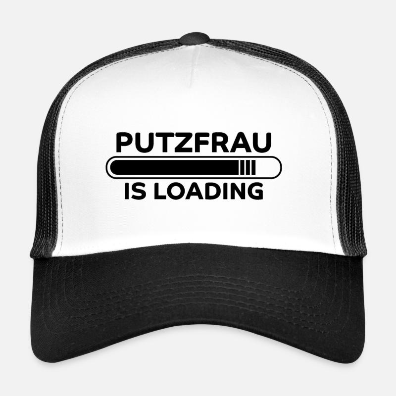 Putzfrau Spruch Reinigungskraft Putzfrau Geschenk Trucker Cap