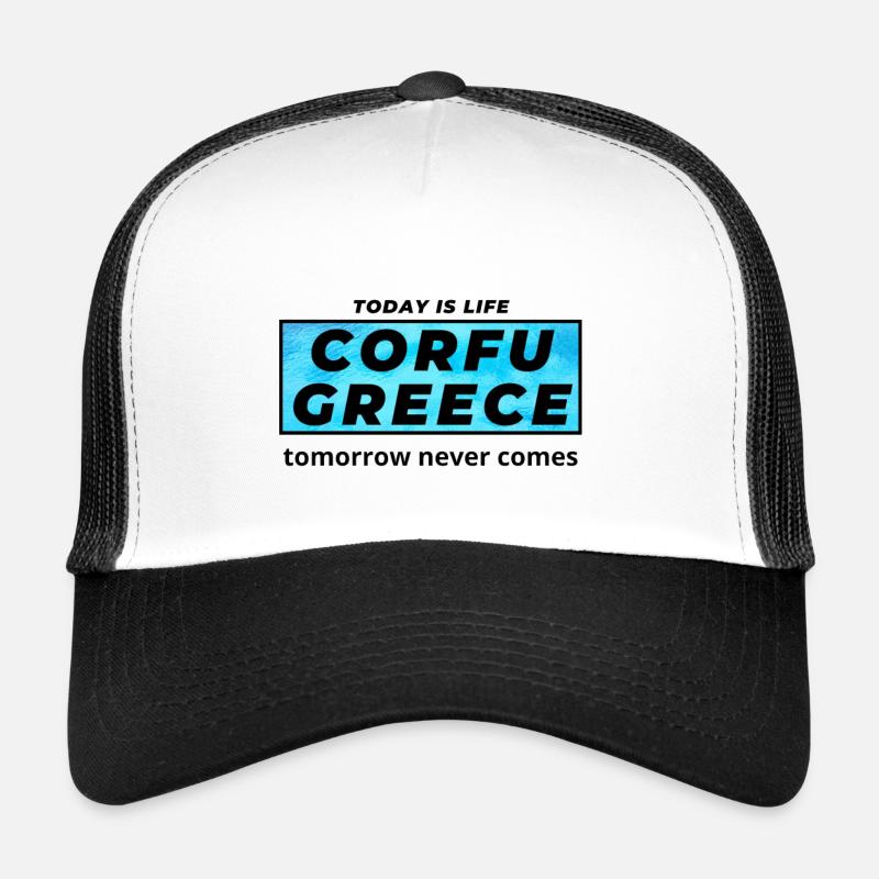 Corfu Greece Trucker Cap