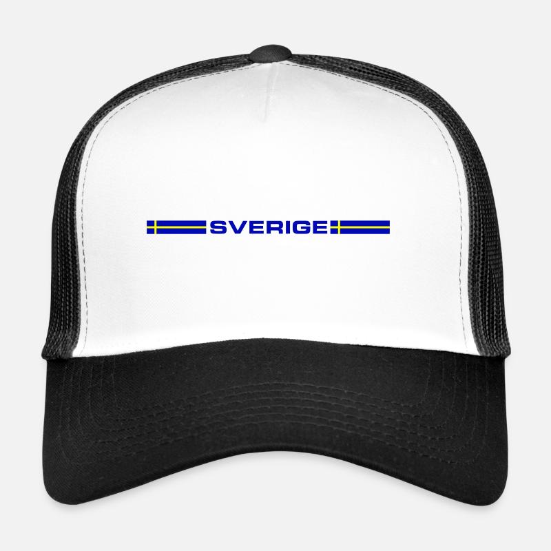 Drapeau de la Suède Casquette trucker 