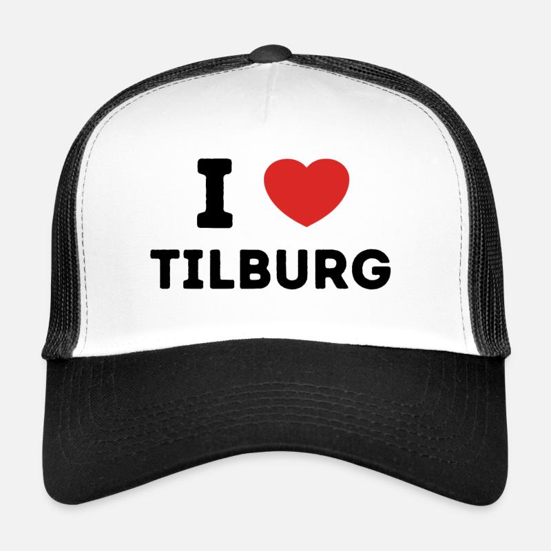 I Love Tilburg Netherlands Trucker Cap