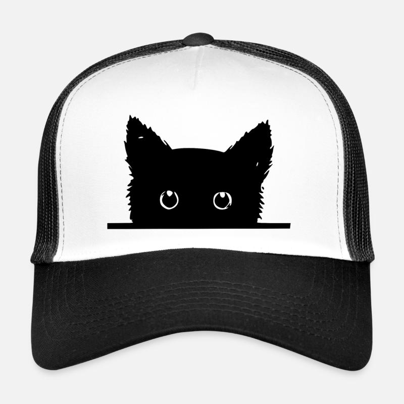 Chat - Pocket Cat - Chat de poche noir Casquette trucker 