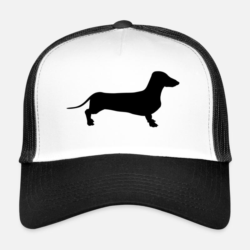 Dackel Schatten Illustration Trucker Cap