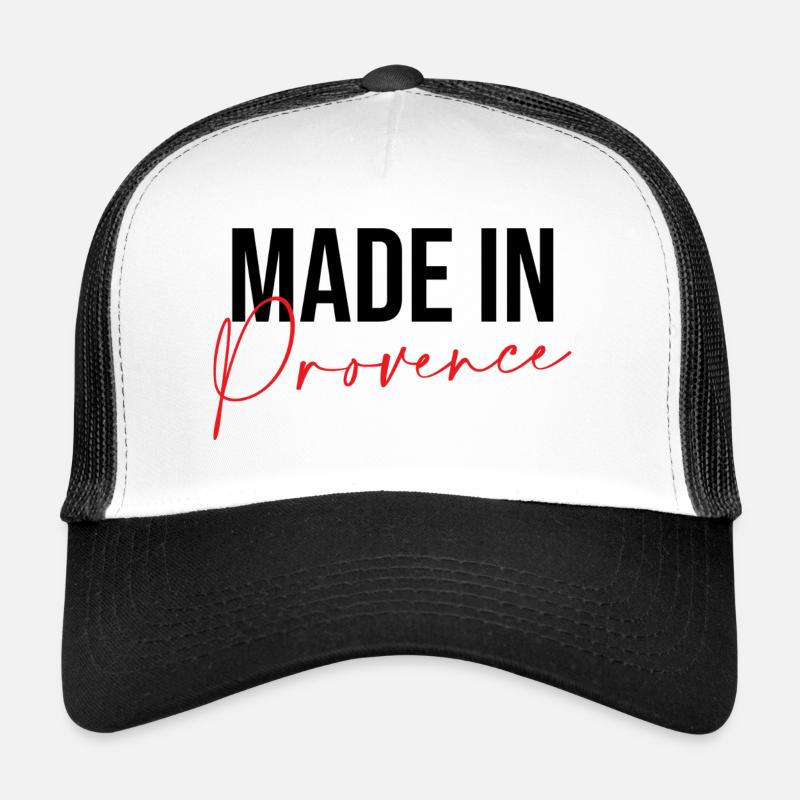 Made in Provence - Trucker Cap - white/black