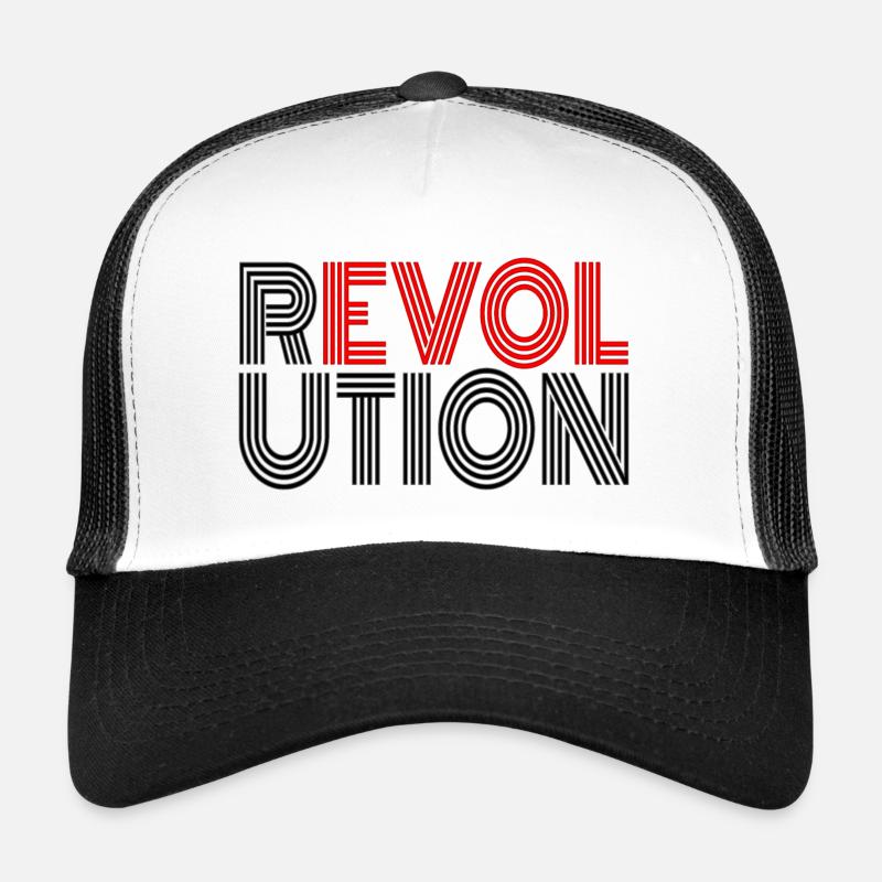 Revolution Uprising Antifa Demonstration Demo Trucker Cap
