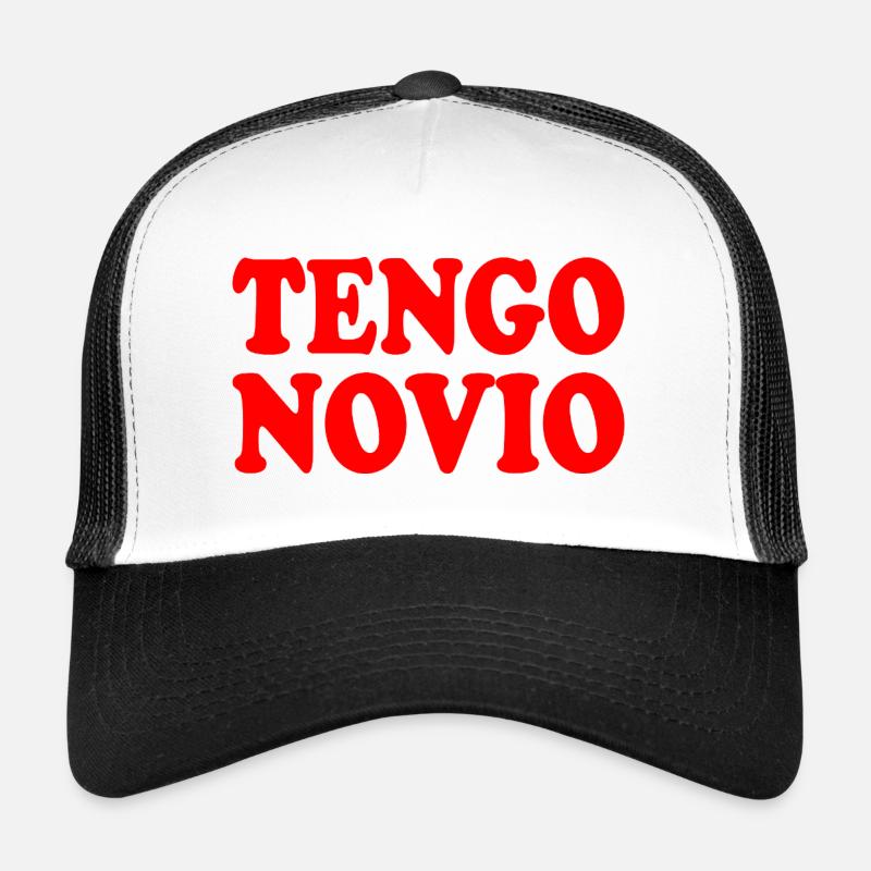 Ich habe einen Freund - Trucker Cap - Weiß/Schwarz