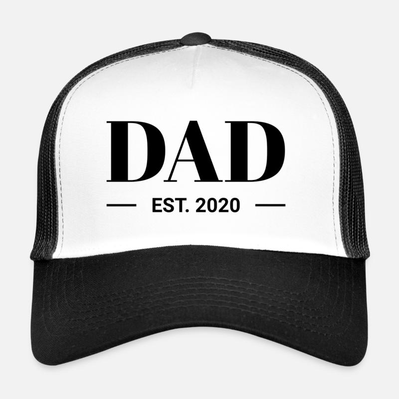 DAD 2020 - DADDY SINCE - PAPA SEIT - VATER WERDEN Trucker Cap
