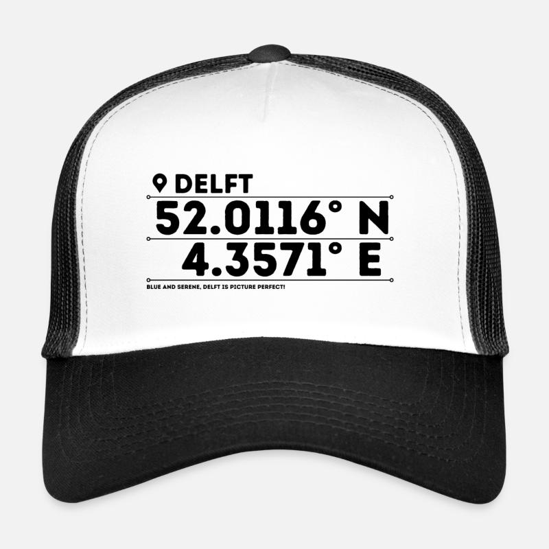 Delft: Delftware, Canals & Academic Elegance Trucker Cap