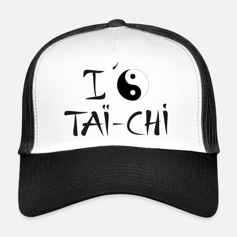 TaiChi - Casquette trucker  - blanc/noir