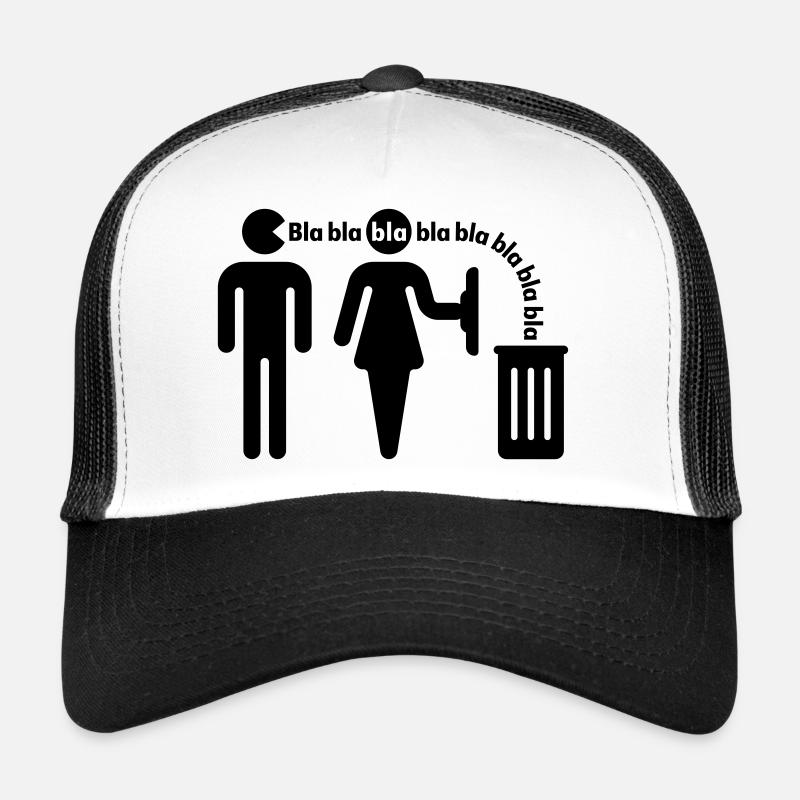 Bla bla bla (m / petit) Casquette trucker 
