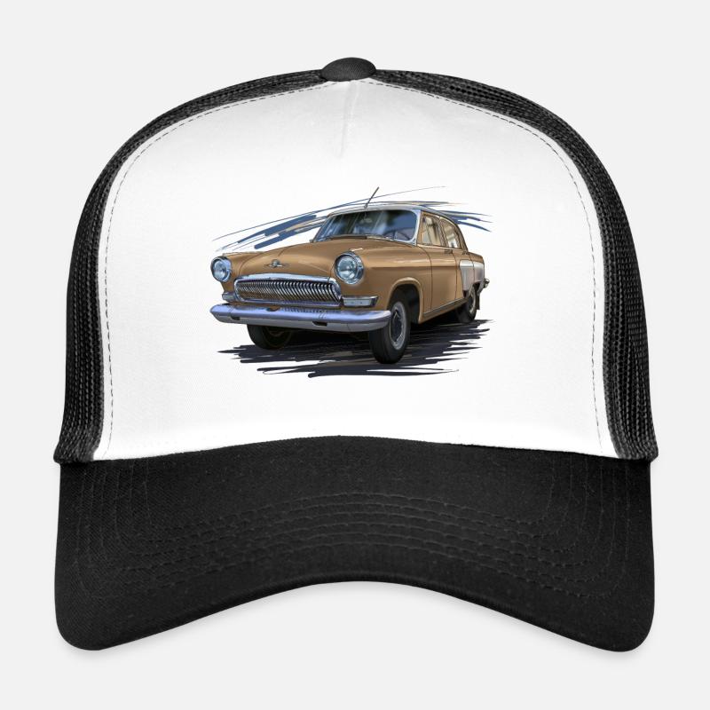 Wolga - Trucker Cap - Weiß/Schwarz