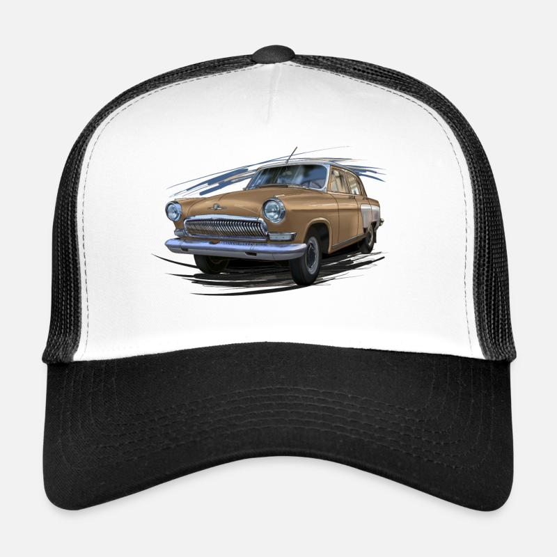 Wolga - Trucker Cap - Weiß/Schwarz