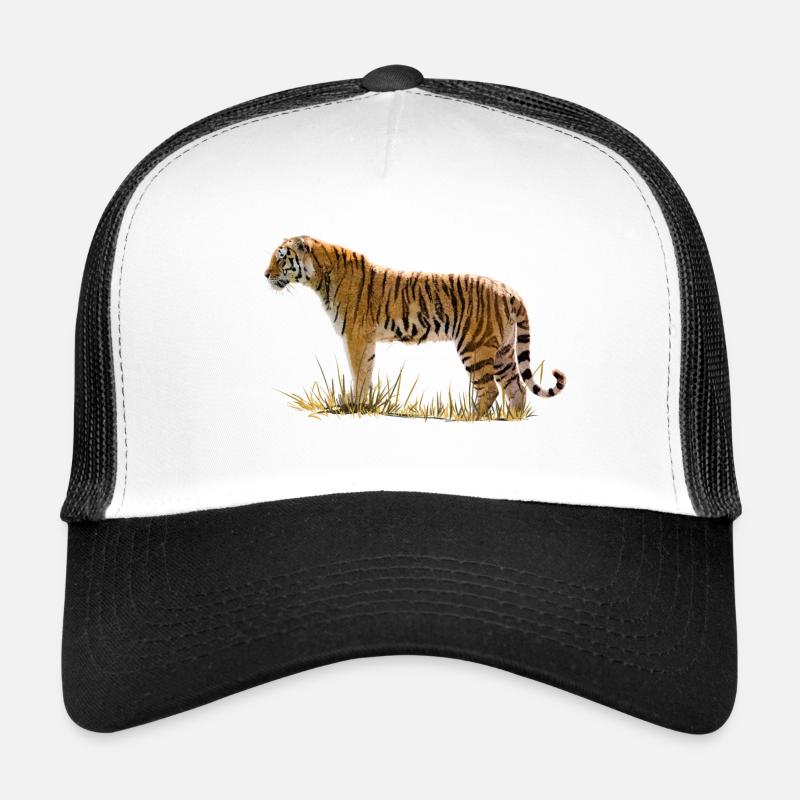 Tiger - Trucker Cap - Weiß/Schwarz