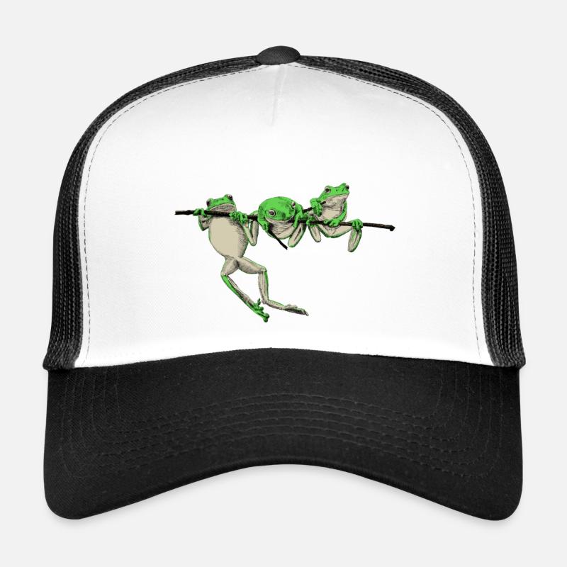 Frog - Trucker Cap - white/black
