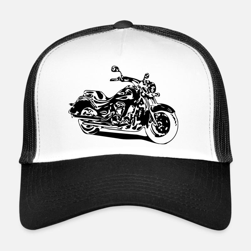 Vulcan 900 Classic - Trucker Cap - Weiß/Schwarz