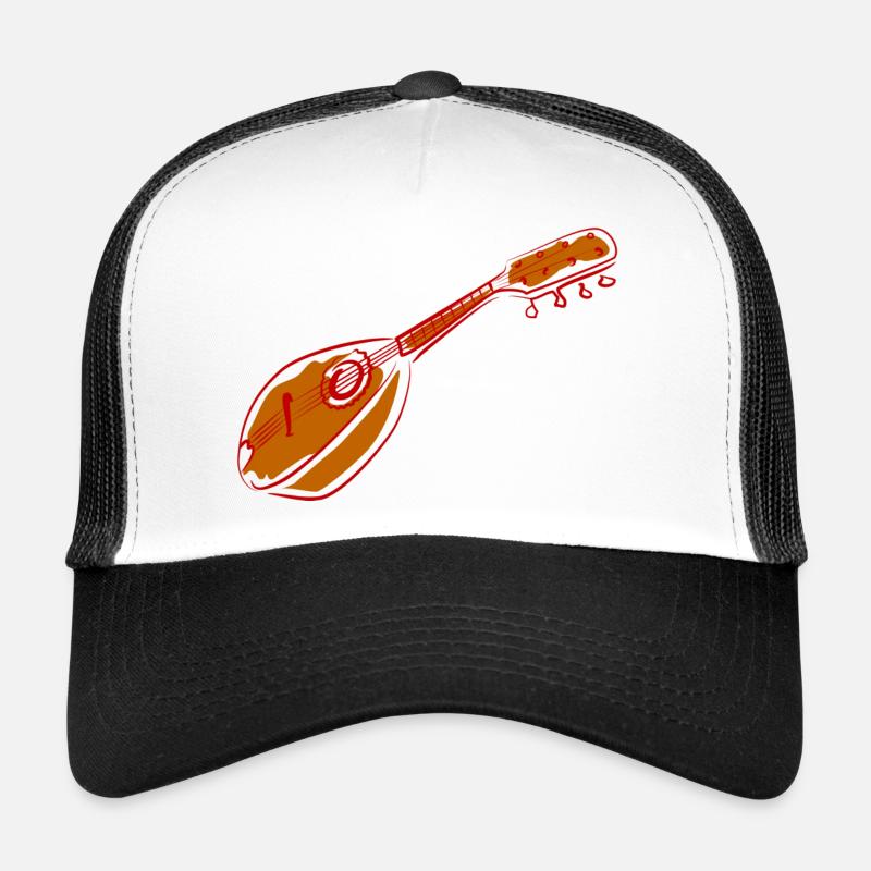 mandoline - Trucker Cap - Weiß/Schwarz