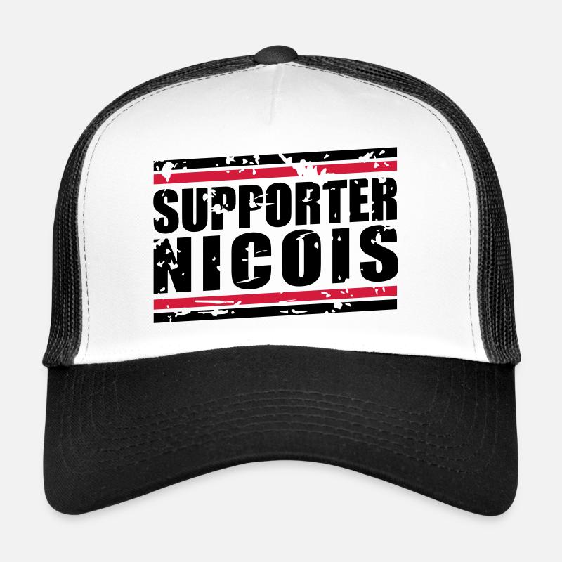 Supporter Nicois vintage Casquette trucker 