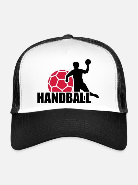 Handball - Trucker Cap - Weiß/Schwarz