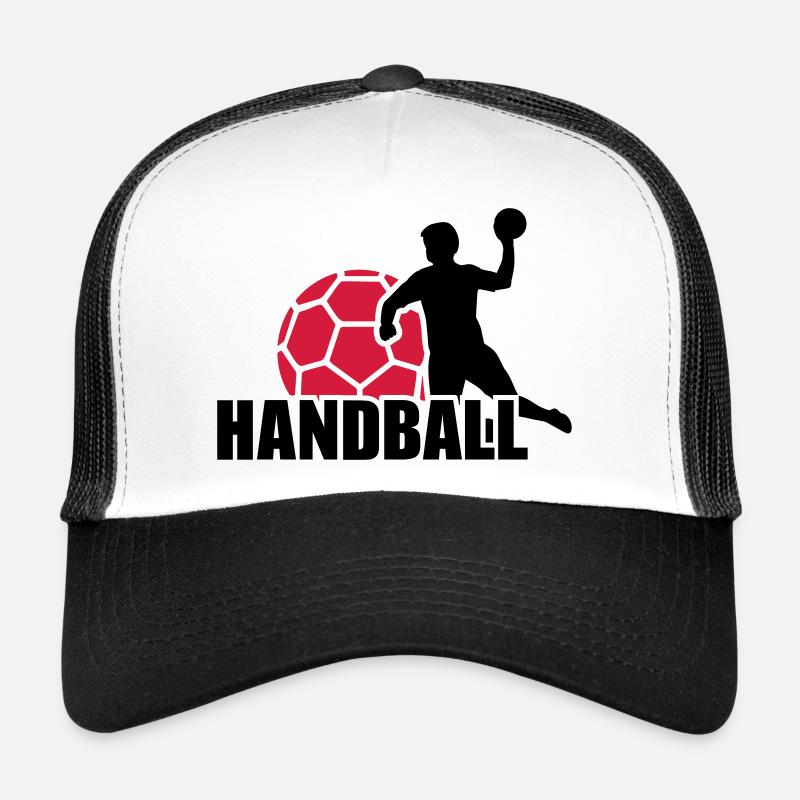 Handball - Trucker Cap - Weiß/Schwarz