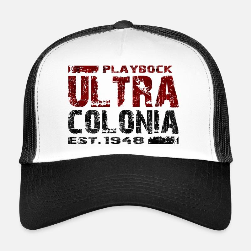 Playbock Ultra Colonia - Trucker Cap - Weiß/Schwarz