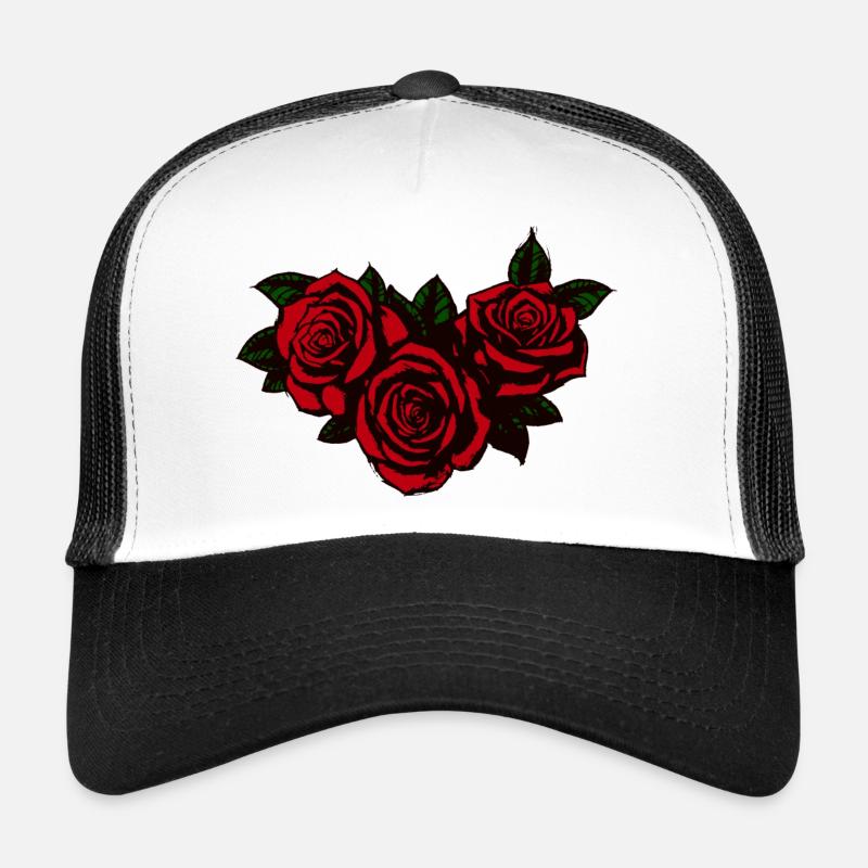 Trois roses Casquette trucker 