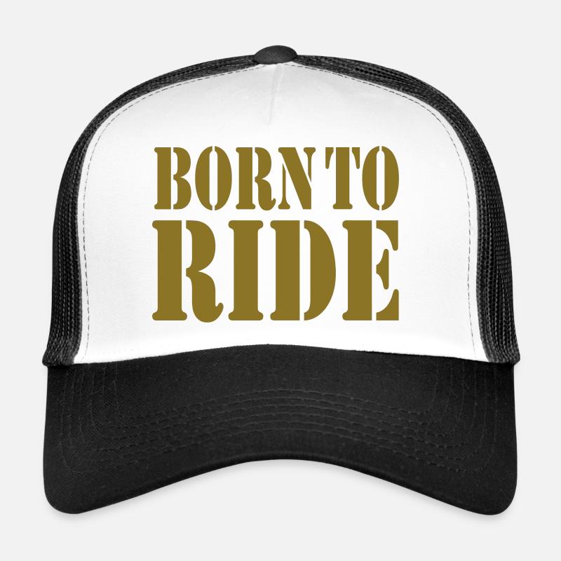 Auto - Trucker Cap - Weiß/Schwarz