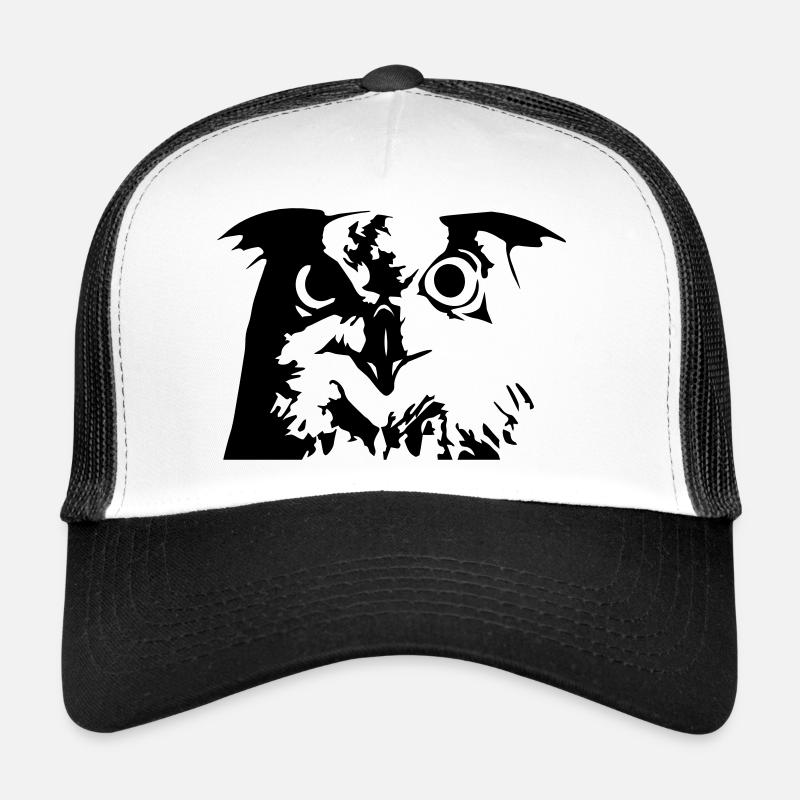 Eule, Owl - Grafik, Vogel, UHU Trucker Cap