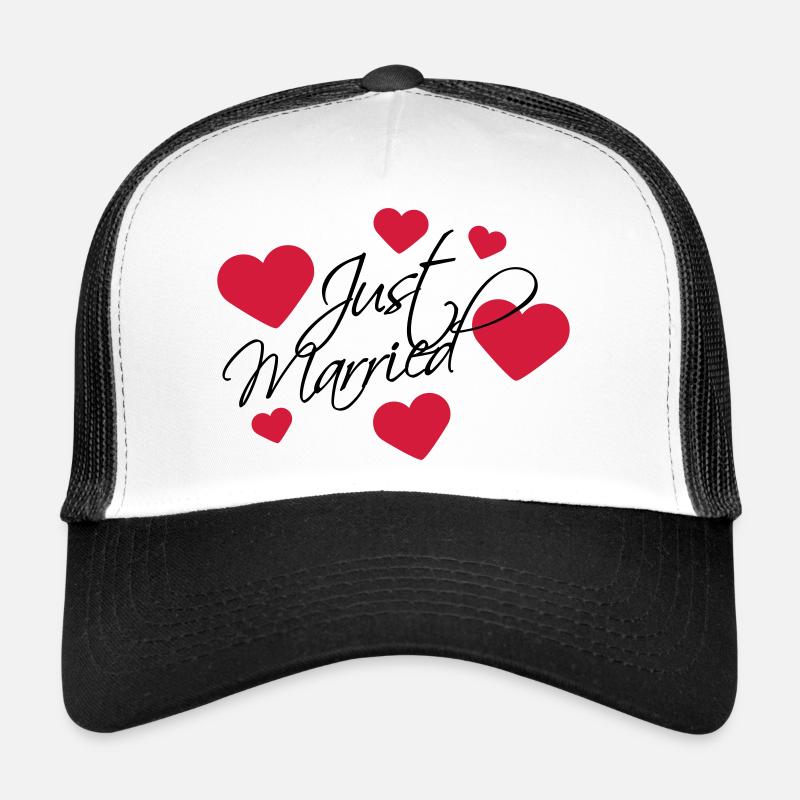 Just Married Logo Casquette trucker 