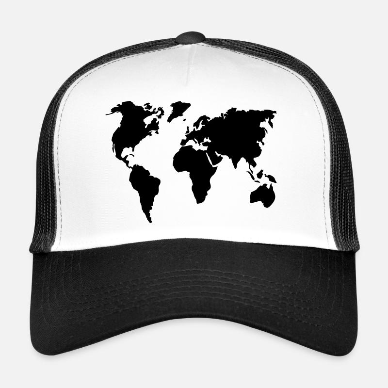 Weltkarte Trucker Cap