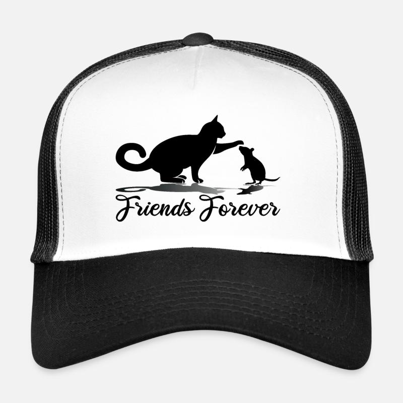 Friends Forever chat et souris Casquette trucker 