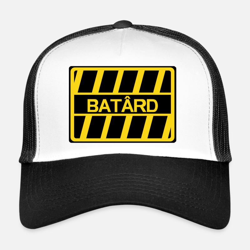 Batard Beleidigung Humor Panel Trucker Cap