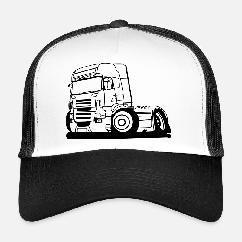 Truck Brummi - Trucker Cap - white/black