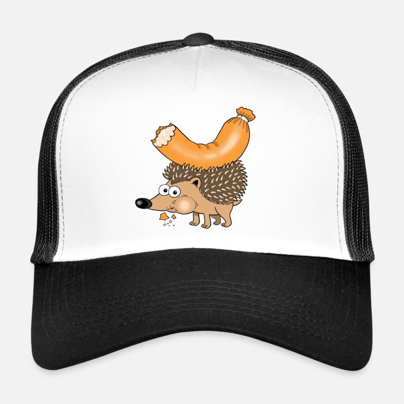 Bockwurstigel - Trucker Cap - Weiß/Schwarz