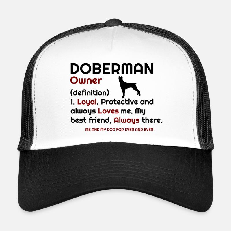 Ich liebe meinen Dobermann, Dobermann, Dobermann Hund, Trucker Cap