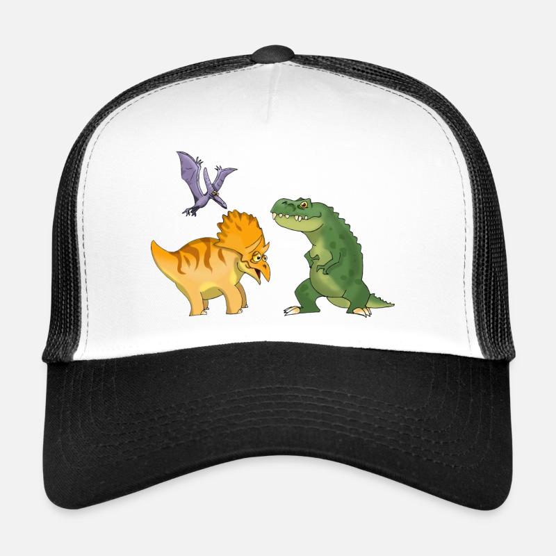 funny dinosaurs Trucker Cap