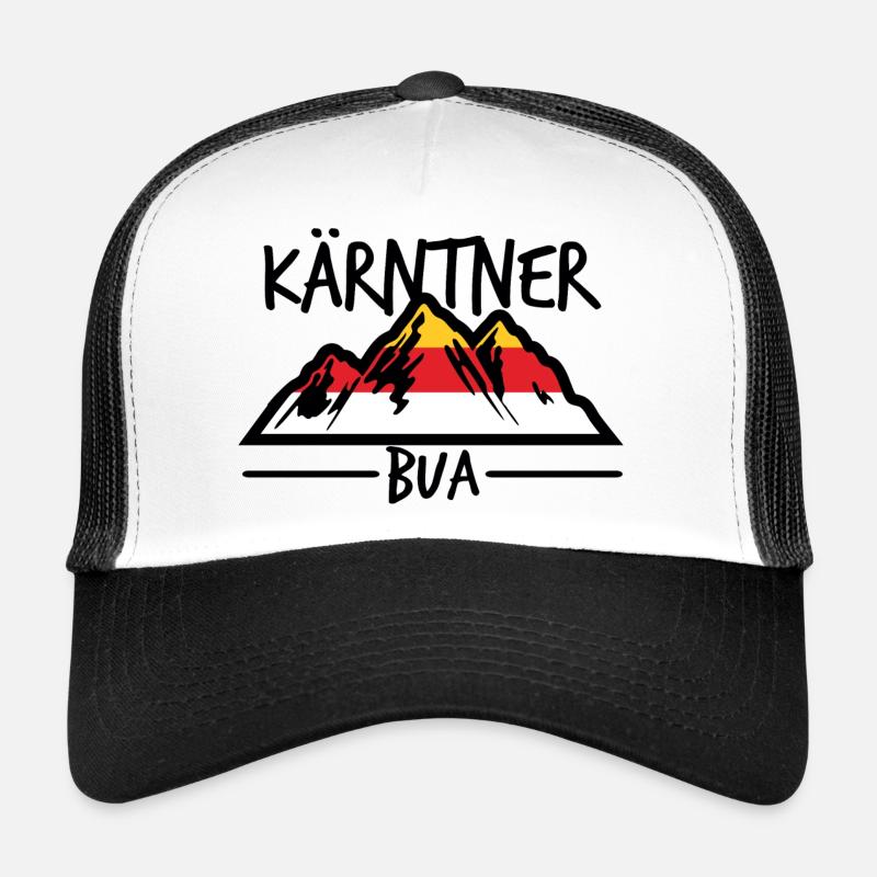 Kärnten Kärntner Bua - Trucker Cap - Weiß/Schwarz