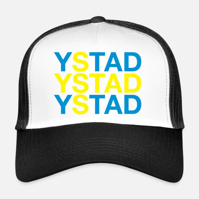 YSTAD - Sweden - Swedish flag Trucker Cap