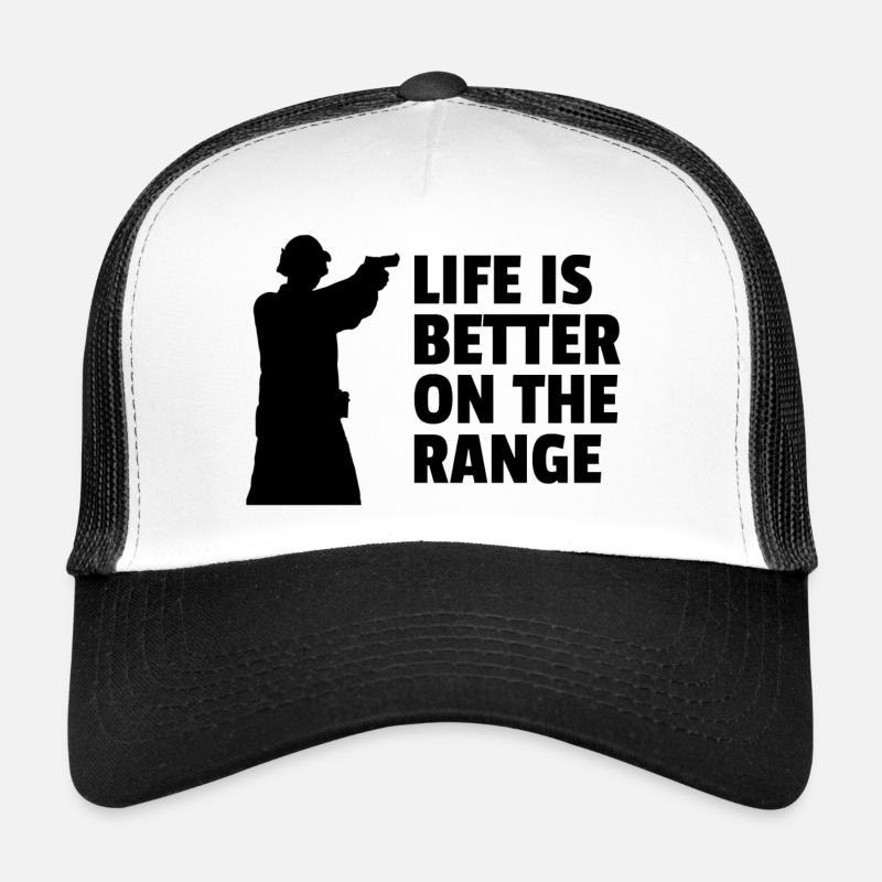 Life is better on the range Trucker Cap