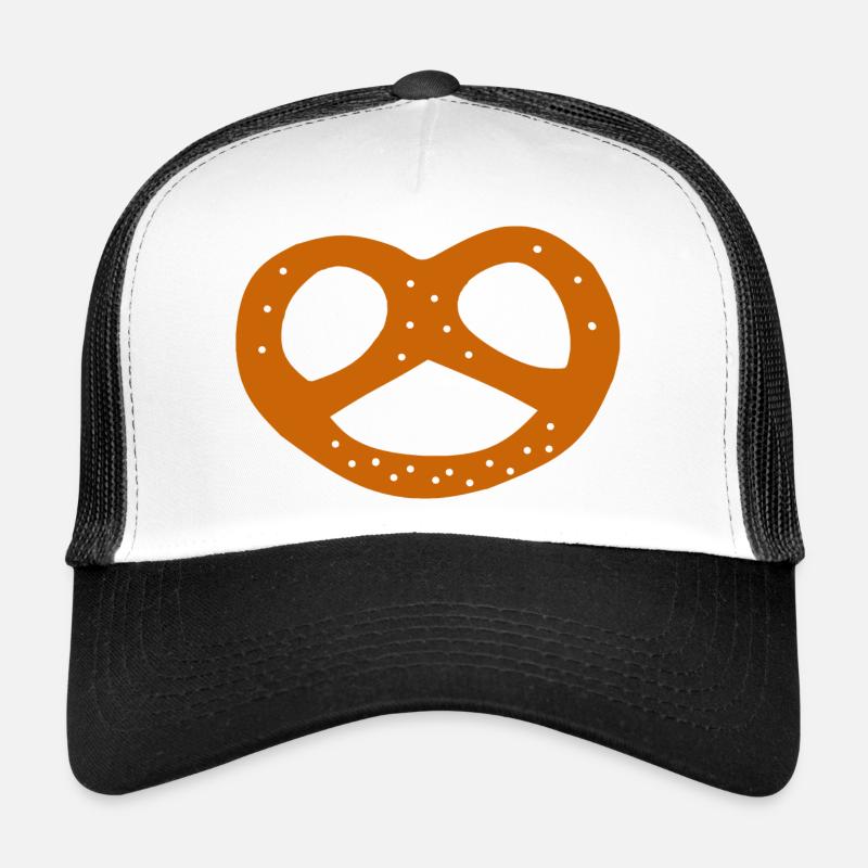 Bake Pretzel Baker Baker Template Symbols Trucker Cap