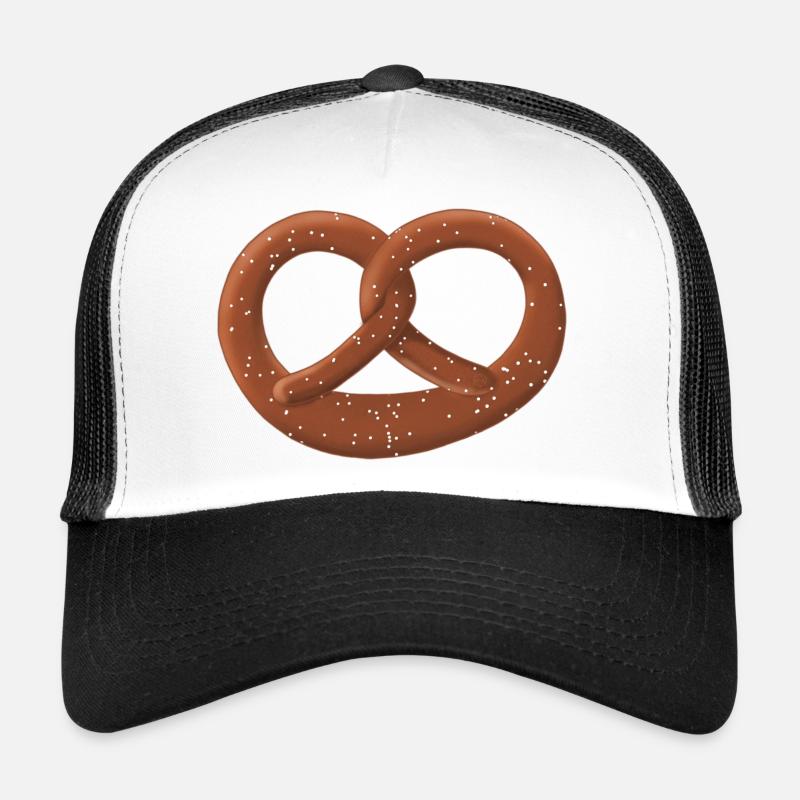 Motif de bretzel Casquette trucker 