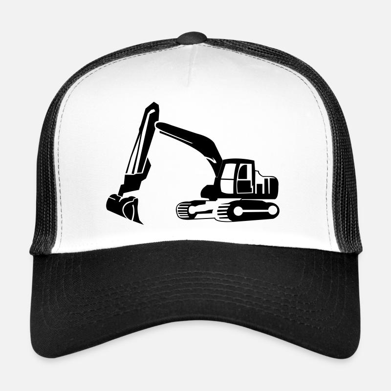 Bagger - Trucker Cap - Weiß/Schwarz