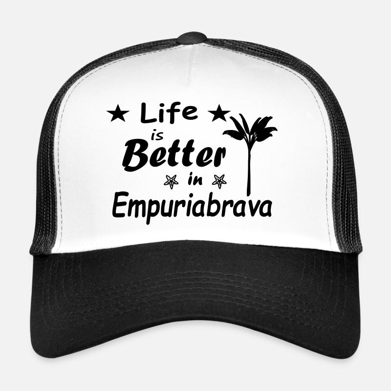 La vie est meilleure à Empuriabrava Casquette trucker 