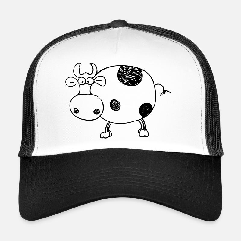 KUHblai Khan - Trucker Cap - Weiß/Schwarz